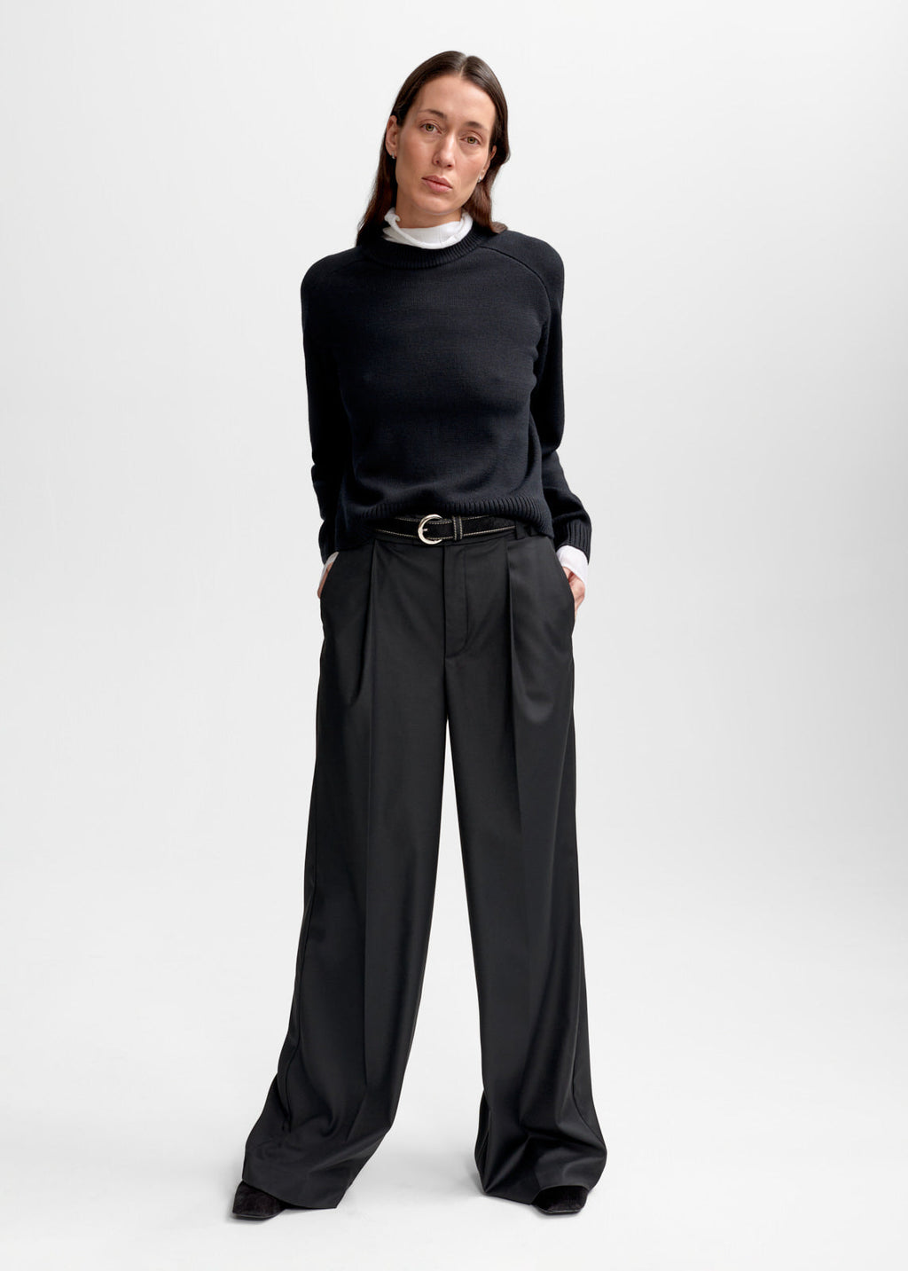 Christian Aks Rina Merino Sweater Knitwear 9090 Black